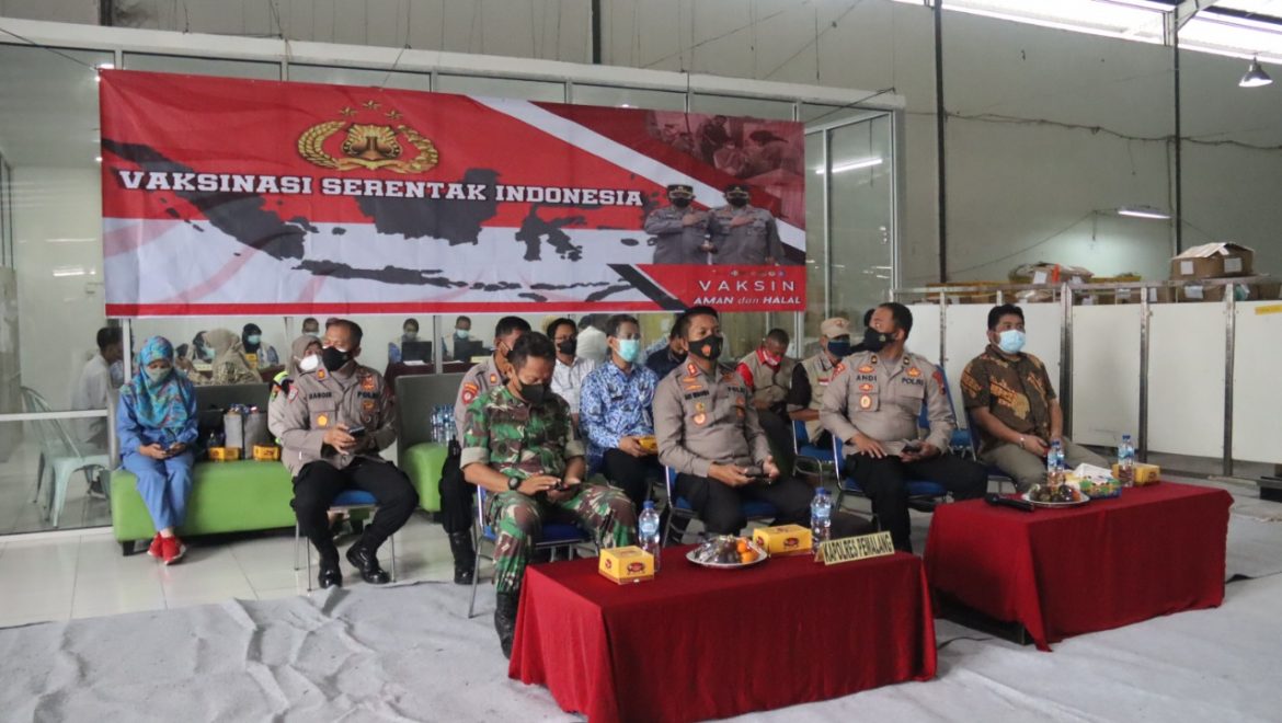 Disambut Antusias, 1000 karyawan Perusahaan Bergiliran Terima Vaksinasi Booster
