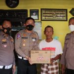 Polres pemalang Salurkan Bansos untuk Pengemudi Ojek Pangkalan